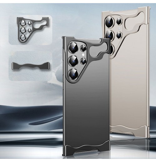 Kreative, speziell geformte Metall-Handyhülle für Samsung S24/23 Kreative, speziell geformte Metall-Handyhülle für Samsung S24/23