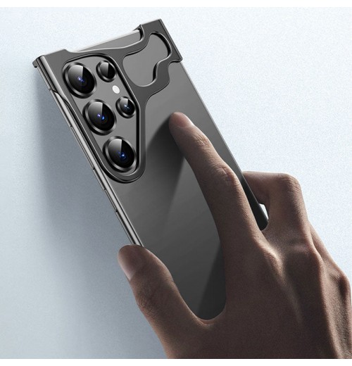 Kreative, speziell geformte Metall-Handyhülle für Samsung S24/23 Kreative, speziell geformte Metall-Handyhülle für Samsung S24/23