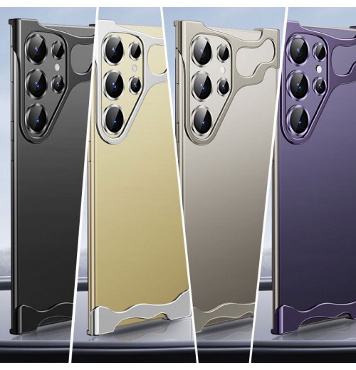 Kreative, speziell geformte Metall-Handyhülle für Samsung S24/23 Kreative, speziell geformte Metall-Handyhülle für Samsung S24/23