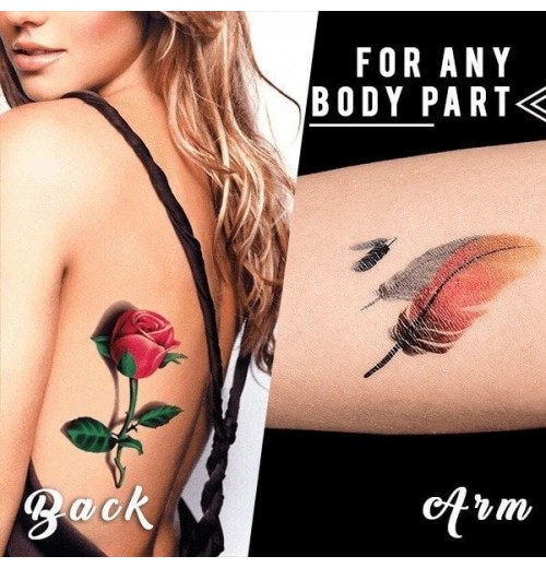 Trendy 3D Tattoo Aufkleber Trendy 3D Tattoo Aufkleber