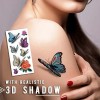 Trendy 3D Tattoo Aufkleber Trendy 3D Tattoo Aufkleber