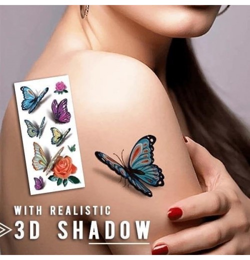 Trendy 3D Tattoo Aufkleber Trendy 3D Tattoo Aufkleber
