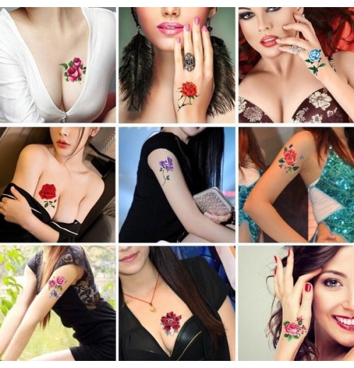Trendy 3D Tattoo Aufkleber Trendy 3D Tattoo Aufkleber