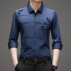 Lssiges, trendiges, bedrucktes Langarmhemd für Herren Lssiges, trendiges, bedrucktes Langarmhemd für Herren