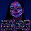 Bunte fluoreszierende wasserfeste temporre Ttowierungen Aufkleber Bunte fluoreszierende wasserfeste temporre Ttowierungen Aufkleber