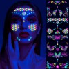 Bunte fluoreszierende wasserfeste temporre Ttowierungen Aufkleber Bunte fluoreszierende wasserfeste temporre Ttowierungen Aufkleber