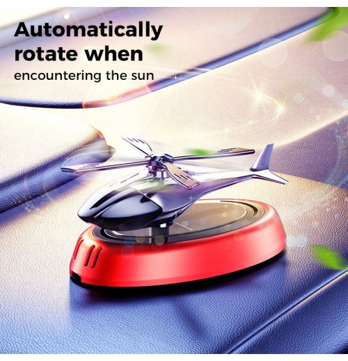 Solar rotierenden Hubschrauber geformt Auto Parfüm Diffusor Solar rotierenden Hubschrauber geformt Auto Parfüm Diffusor