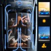 Solar rotierenden Hubschrauber geformt Auto Parfüm Diffusor Solar rotierenden Hubschrauber geformt Auto Parfüm Diffusor