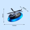 Solar rotierenden Hubschrauber geformt Auto Parfüm Diffusor Solar rotierenden Hubschrauber geformt Auto Parfüm Diffusor