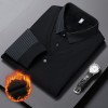 Herren Revers Faux Zweiteiliges Strickhemd Herren Revers Faux Zweiteiliges Strickhemd