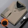 Herren Revers Faux Zweiteiliges Strickhemd Herren Revers Faux Zweiteiliges Strickhemd