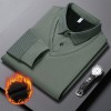 Herren Revers Faux Zweiteiliges Strickhemd Herren Revers Faux Zweiteiliges Strickhemd