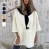 Frühherbst-Specials Lssige Jacke mit Stehkragen und halbem Reiverschluss für Damen