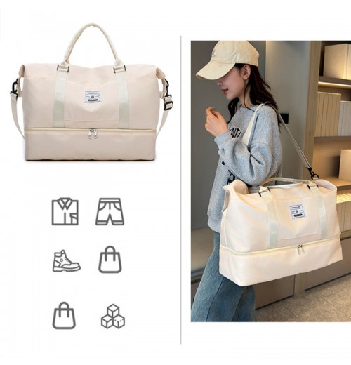 Reisetasche mit groem Fassungsvermgen und Kulturbeutel Reisetasche mit groem Fassungsvermgen und Kulturbeutel