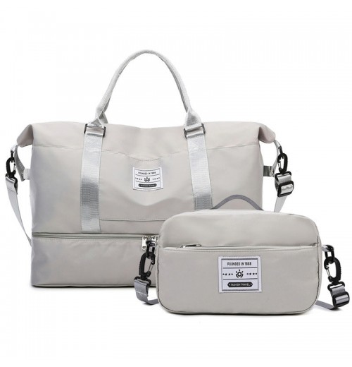 Reisetasche mit groem Fassungsvermgen und Kulturbeutel Reisetasche mit groem Fassungsvermgen und Kulturbeutel