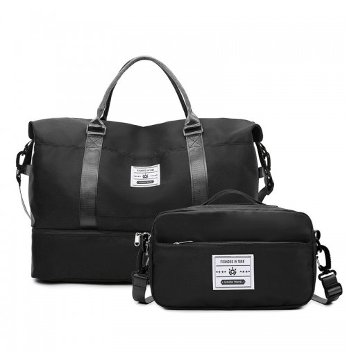 Reisetasche mit groem Fassungsvermgen und Kulturbeutel Reisetasche mit groem Fassungsvermgen und Kulturbeutel