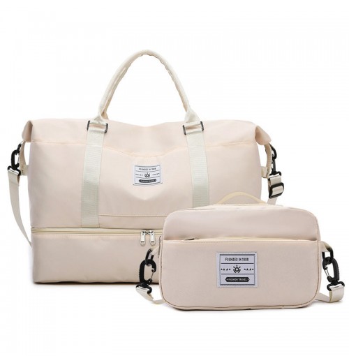 Reisetasche mit groem Fassungsvermgen und Kulturbeutel Reisetasche mit groem Fassungsvermgen und Kulturbeutel