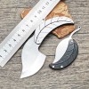 Kreatives Klappmesser aus Edelstahl in Blattform Kreatives Klappmesser aus Edelstahl in Blattform