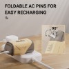Reisefreundliche 10000mAh Powerbank mit Doppelkabelladegert Reisefreundliche 10000mAh Powerbank mit Doppelkabelladegert