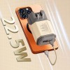 Reisefreundliche 10000mAh Powerbank mit Doppelkabelladegert Reisefreundliche 10000mAh Powerbank mit Doppelkabelladegert