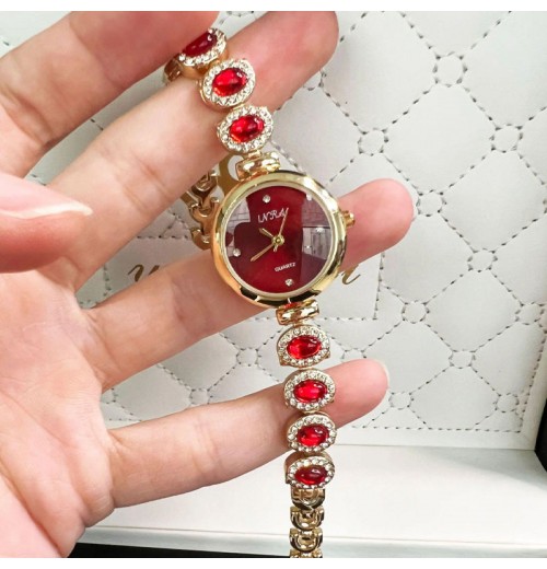 Trendige runde Retro-Armbanduhr für Damen Trendige runde Retro-Armbanduhr für Damen
