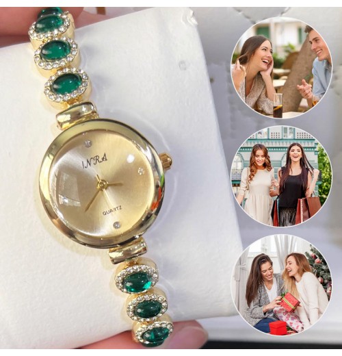Trendige runde Retro-Armbanduhr für Damen Trendige runde Retro-Armbanduhr für Damen