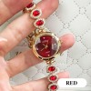Trendige runde Retro-Armbanduhr für Damen Trendige runde Retro-Armbanduhr für Damen