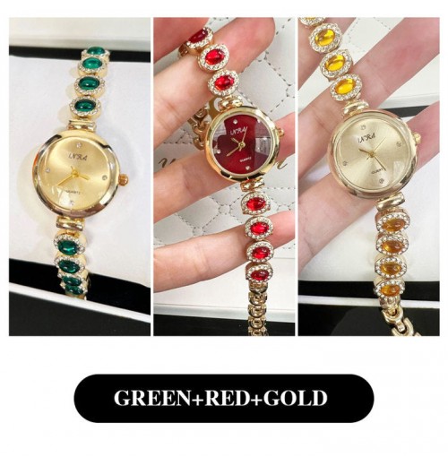 Trendige runde Retro-Armbanduhr für Damen Trendige runde Retro-Armbanduhr für Damen