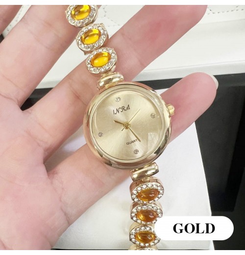 Trendige runde Retro-Armbanduhr für Damen Trendige runde Retro-Armbanduhr für Damen