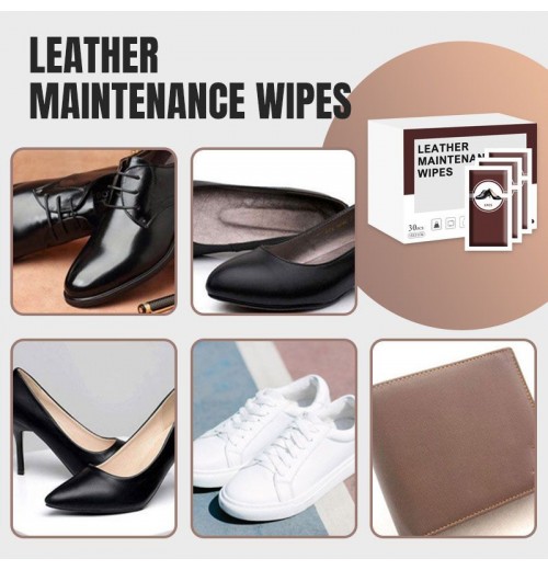 Lederpflege-Tücher für Schuhe – 30 Stück/Box Lederpflege-Tücher für Schuhe – 30 Stück/Box