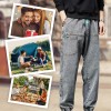 Locker sitzende Hose mit Kordelzug für Herren Locker sitzende Hose mit Kordelzug für Herren