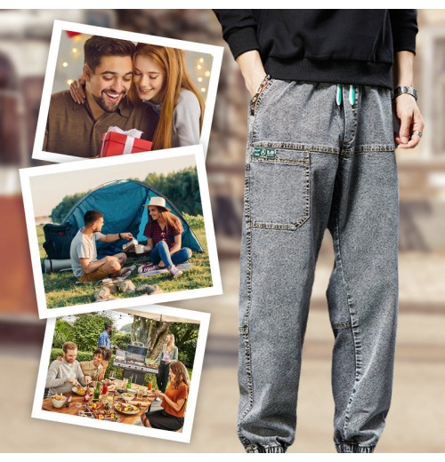 Locker sitzende Hose mit Kordelzug für Herren Locker sitzende Hose mit Kordelzug für Herren