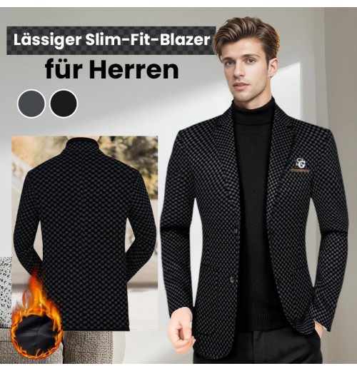 Lssiger Slim-Fit-Blazer für Herren Lssiger Slim-Fit-Blazer für Herren