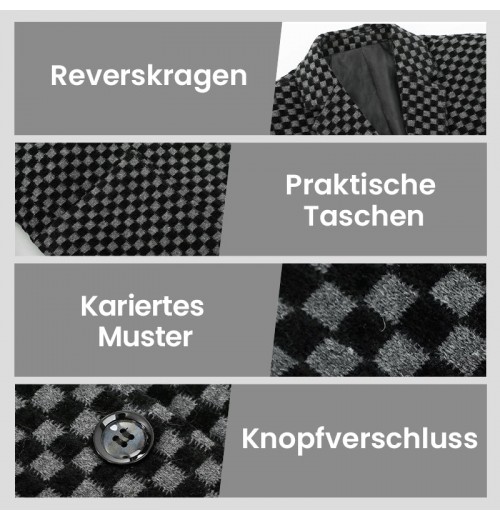 Lssiger Slim-Fit-Blazer für Herren Lssiger Slim-Fit-Blazer für Herren