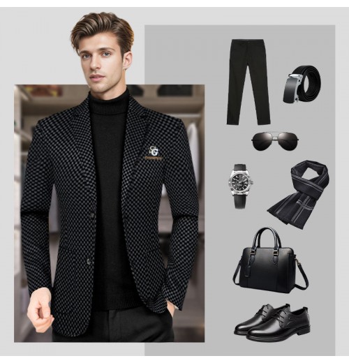 Lssiger Slim-Fit-Blazer für Herren Lssiger Slim-Fit-Blazer für Herren