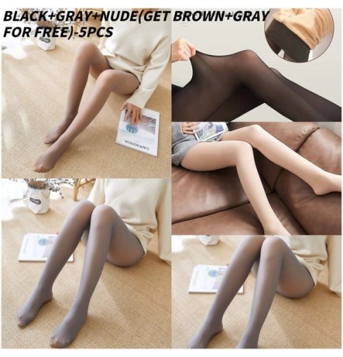 Warme, elastische Strumpfhose mit Kunstplüschfutter Warme, elastische Strumpfhose mit Kunstplüschfutter