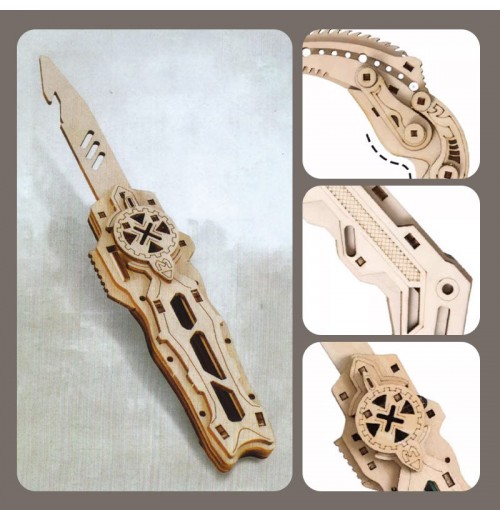 3D-Militrmesser-Holzpuzzle 3D-Militrmesser-Holzpuzzle