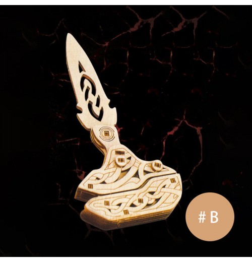 3D-Militrmesser-Holzpuzzle 3D-Militrmesser-Holzpuzzle