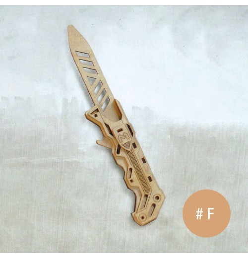 3D-Militrmesser-Holzpuzzle 3D-Militrmesser-Holzpuzzle