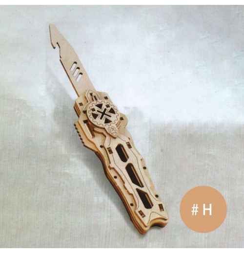3D-Militrmesser-Holzpuzzle 3D-Militrmesser-Holzpuzzle