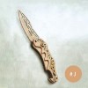 3D-Militrmesser-Holzpuzzle 3D-Militrmesser-Holzpuzzle