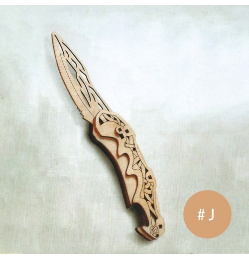 3D-Militrmesser-Holzpuzzle 3D-Militrmesser-Holzpuzzle