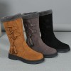 Winterstiefel mit dicken Sohlen aus Plüsch für Frauen Winterstiefel mit dicken Sohlen aus Plüsch für Frauen
