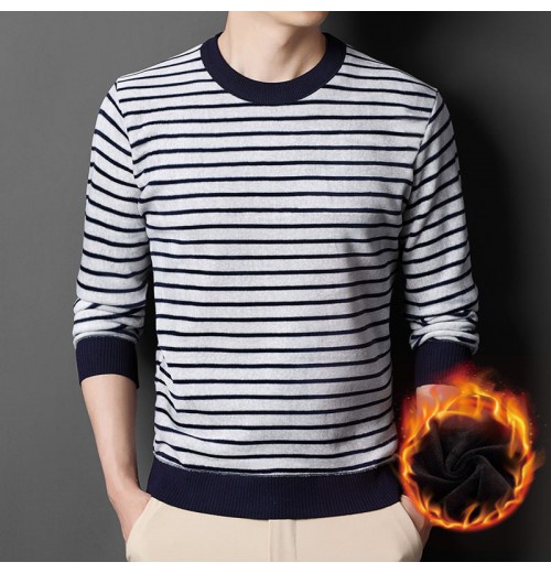 Warmer modischer Herren-Streifenpullover Warmer modischer Herren-Streifenpullover