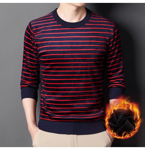 Warmer modischer Herren-Streifenpullover Warmer modischer Herren-Streifenpullover