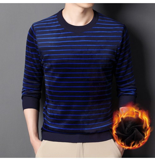 Warmer modischer Herren-Streifenpullover Warmer modischer Herren-Streifenpullover