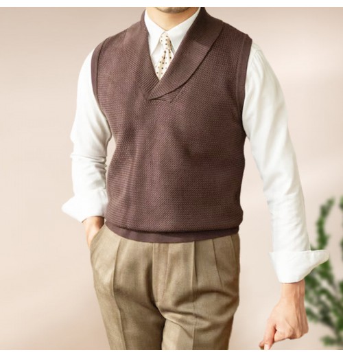 Weihnachtsverkauf - 49 % RABATT Elegante Strickweste im Slim Fit für Herren Weihnachtsverkauf - 49 % RABATT Elegante Strickweste im Slim Fit für Herren