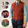 Weihnachtsverkauf - 49 % RABATT Elegante Strickweste im Slim Fit für Herren Weihnachtsverkauf - 49 % RABATT Elegante Strickweste im Slim Fit für Herren