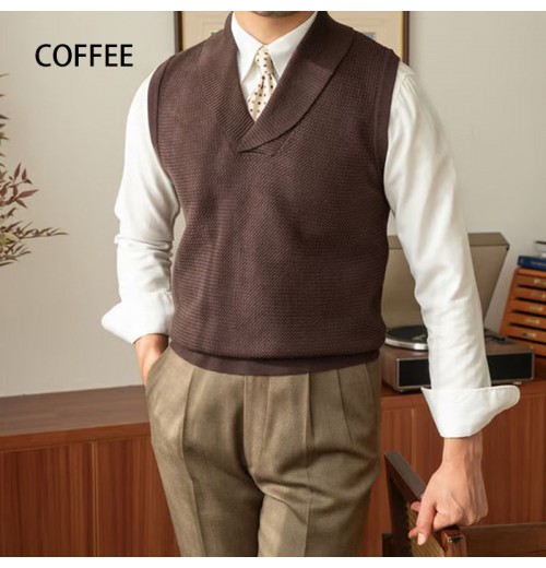 Weihnachtsverkauf - 49 % RABATT Elegante Strickweste im Slim Fit für Herren Weihnachtsverkauf - 49 % RABATT Elegante Strickweste im Slim Fit für Herren