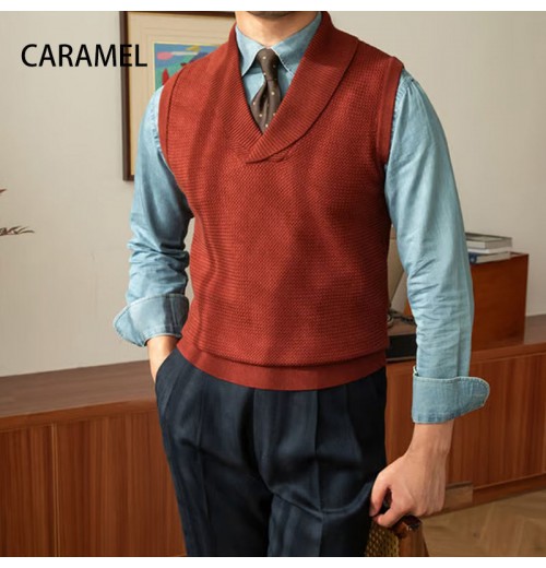 Weihnachtsverkauf - 49 % RABATT Elegante Strickweste im Slim Fit für Herren Weihnachtsverkauf - 49 % RABATT Elegante Strickweste im Slim Fit für Herren